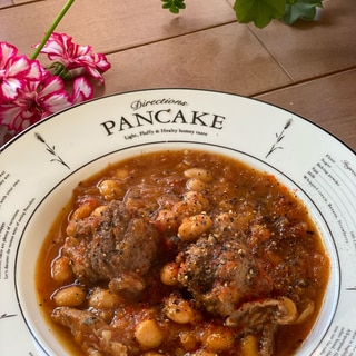 大豆と牛肉のトマトカレー